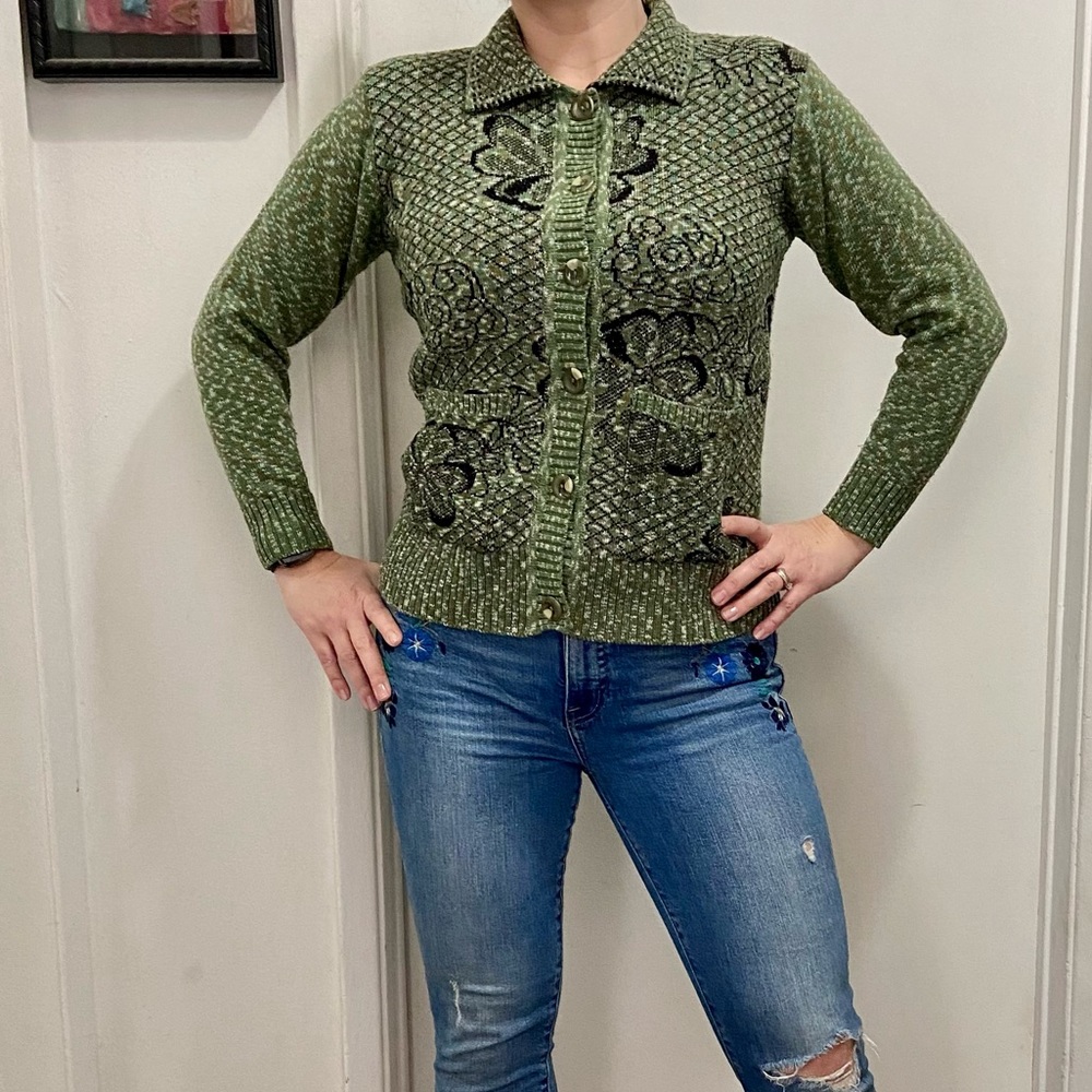 Button up sweater